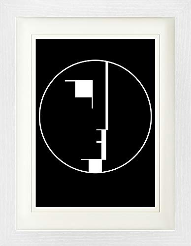 1art1 Oskar Schlemmer Poster Staatliches Bauhaus, Logo, 1922 Gerahmtes Bild Mit Edlem Passepartout | Wand-Bilder | Im Bilderrahmen 40x30 cm