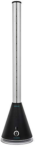 Cecotec Ventilador de Torre sin Aspas EnergySilence 9900 Skyline Bladeless. 38 (96 cm) de Altura, Oscilante, Motor de Cobre, 9 Velocidades, Temporizador 8 Horas, Mando a Distancia, 26W