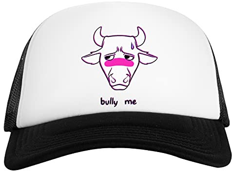 Bully Me Weiß Schwarz Unisex Baseball Cap White Black Unisex