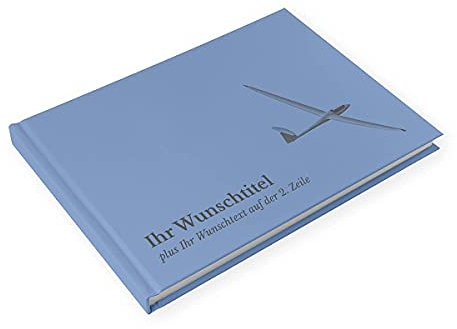 Flugbuch für Modellflugsport, personalisierbar, für Modellflugzeuge, Drohnen und UAV
