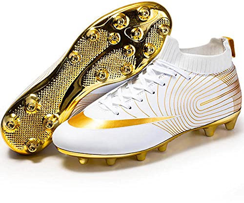 Niber Fußballschuhe Herren High Top Spikes Cleats Jugendliche Trainingsschuhe Professionelle Outdoor Fußballschuhe Männer Football Schuhe Unisex