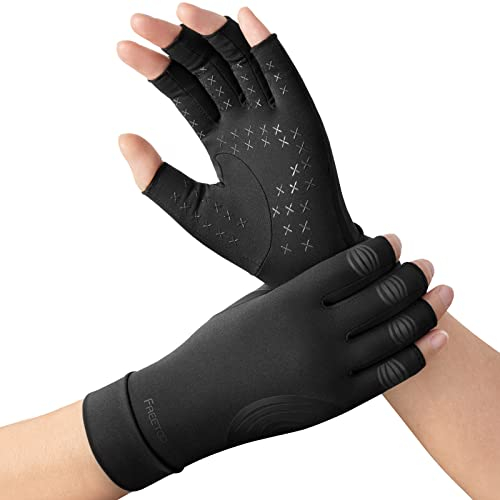 FREETOO Kupfer Arthritis Handschuhe L