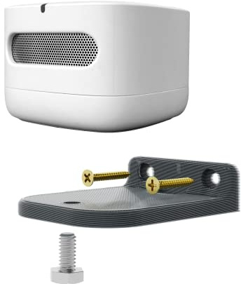 Smart Air Quality Monitor Wall Mount Bracket Shelf Holder For Amazon (Grey)