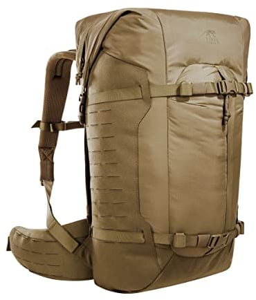 Tasmanian Tiger TT Sentinel 40 Taktischer, leichter Einsatz-Rucksack mit Molle Sytem und 40L Volumen für Outdoor, Trekking, Wandern Coyote Brown