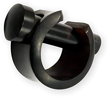 Fly Style Piercing Ohr Tunnel Plug Creolen - Ohr Piercings - Tunnel Horn, Grösse:12 mm (Paar)