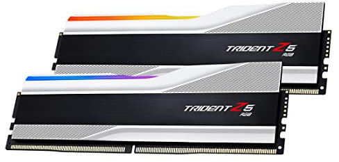 G.SKILL Trident Z5 RGB DDR5 32GB 2x16GB 5600MHz CL30 1.25V XMP 3.0 sidabrinis