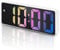 Criacr Digitaler Wecker, Wecker Digital mit Bunt Zahlen Display, LED Tragbarer Wecker mit Temperaturanzeige, Snooze, Sprachsteuerung Funktion, 3 Einstellbare Helligkeit, Datum, 12/24 Stunden