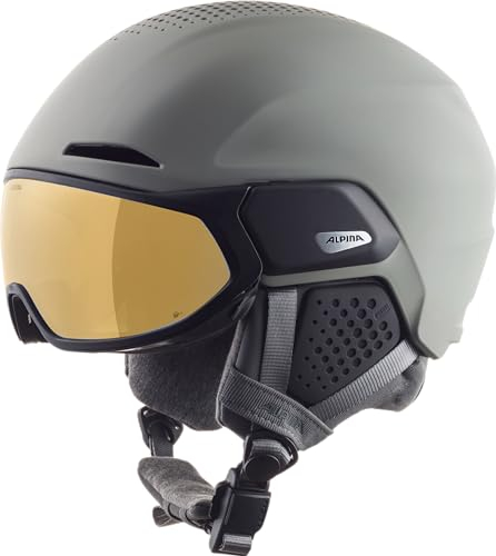 Alpina Unisex-Erwachsene Alto Q-LITE Skihelm, Mond-Grau Matt, M(55-59)