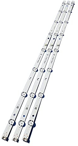 LAZIRO 43 Pulgadas LED Retroiluminación 43uh610v 43uh60 3V 43UF6400 4 3UH619V 4 3UH6030 UF64 UHD_A 43LH5700 43LH60FHD HC430DGG-SLNX1 43LG61CH Compatible for LG Tira de luz de televisión