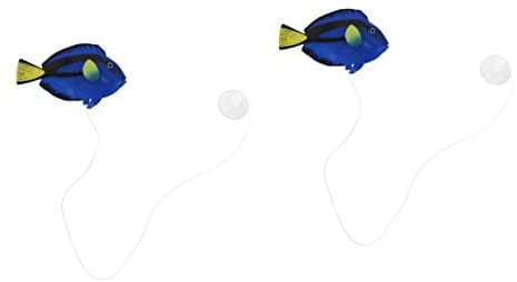 POPETPOP 2stücke Fisch Dekoration Für Aquarium Lebensechte Simulation Fisch Für Aquarien Leicht Und Schwimmfähig Unterwasserwelt Dekoration