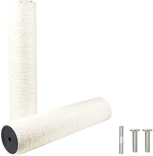 Poste de Repuesto para Rascar, Sisal Natural, Diametro 9cm, 10MM, Postes de Repuesto para Poste de Rascar para Gato… (20cm)