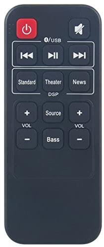 Allimity RMT-HSB318 RMTHSB318 Replacement Remote Control Compatible with Insignia 2.0-Channel Soundbar Sound Bar NS-HSB318 NSHSB318