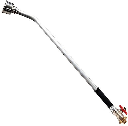 Gro Garden Products 40cm Long Watering Lance - Original Geka Aluminium Lance for Garden or Hanging Baskets - Hose Wand Watering Lance - Long Handled Hose Sprayer - Hanging Basket Watering Device