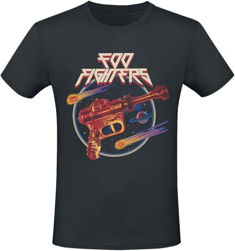 Foo Fighters Ray Gun Männer T-Shirt schwarz XL 100% Baumwolle Band-Merch, Bands, Nachhaltigkeit