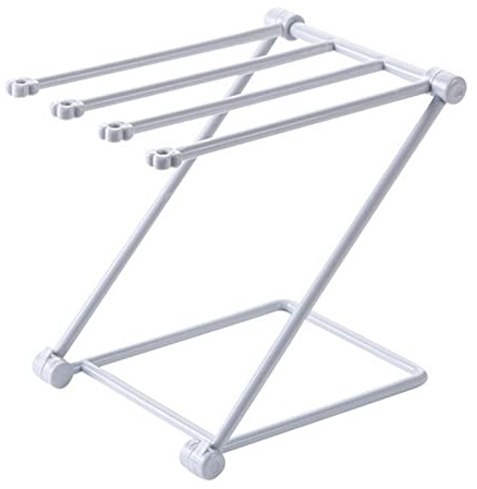 YANGLY Mini Folding Cloth Storage Rack Kitchen Countertop Dishcloth Drying Racks