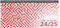 Lehrer - Tischkalender 2024/25: XXL-Tischkalender, Bunt-Kalender Labyrinth rot 14,5 x 32,5 cm