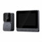 Caméra de sonnette vidéo WiFi avec moniteur, système d'interphone vidéo sans fil étanche avec écran IPS de 4,3 pouces, audio bidirectionnel, enregistrement automatique