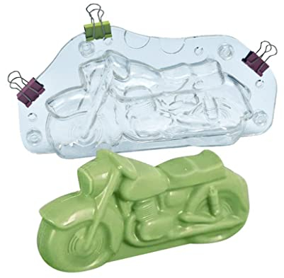 MISUVRSE Moules en plastique pour fondant, chocolat, bonbons, sucre, décoration de gâteaux, bricolage, pâtisserie, outils artisanaux, moules à chocolat moto