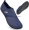 WateLves Badeschuhe Wasserschuhe Herren Damen Schwimmschuhe Strandschuhe Aquaschuhe Schnell Trocknend Breathable Surfschuhe Beach Pool Unisex（Schneeflocke Blau 38/39）