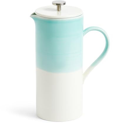 Royal Doulton French Press, Ideal for everyday Use, Unique Hand-dipped Design, Dishwasher Safe, 1815 Bright, 1.5Ltr, Aqua
