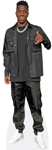 Vinicius Junior (Black Suit) Pappaufsteller mini