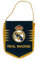 Banderín Real Real - Colección oficial Real Madrid - 13 x 10 cm