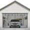 Sunolga 3,6 x 2,1 m Garagen-Sichtschutz, aufrollbar, Fiberglas, Garagenaufbewahrungsflächenschutz