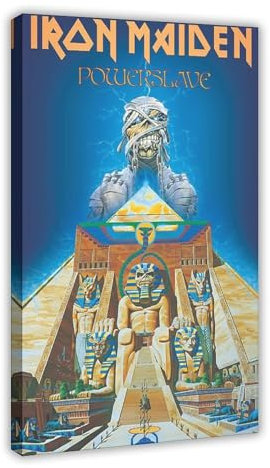 acalur Iron Maiden Canvas Poster Wall Art Decor Print Picture Paintings for Living Room Bedroom Decoration 08x12inch(20x30cm)