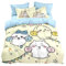 SUPERDAYPLUS Japanischer Cartoon Stil Bettwäsche Set 135x200cm für Kinder Kawai Bettwäsche Set Jungen Mädchen Microfaser Bettbezug Set + Kissenbezug 80x80 cm (a-1,135x200cm+50x75cmx1)