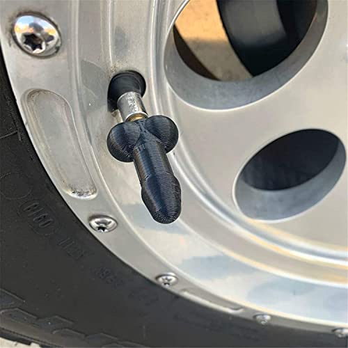 4 Pcs Prank Tire Valve Stem Cap Airtight Dust Proof Cover Universal for Car SUV Bike Trucks and Motorcycles Car Wheel Tire Exterior Accessoriy Set H7