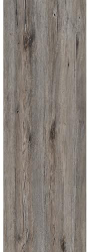 Sticker réfrigérateur et lave vaisselle, Imitation Bois Chêne Gris, 180 cm X 59,5 cm