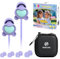 Naiicute Kids Ear Plugs (6-12 yrs) with Lanyard - Reusable Soft Earplugs for Focus, Plane, Concerts, Socializing, Sports Events, Noise Sensitivity, 8 Tips in XS/S/M/L, 26 dB Noise Cancelling Earbuds
