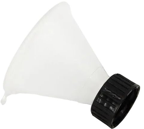 MagiDeal Herramienta de cocina de embudo roscado Práctico a prueba de derrames de embudo de embudo fácil de relleno para botellas pequeñas detallando el, Blanco