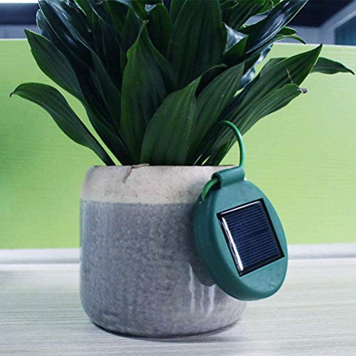 Juroupi LED Solar Garden Lights Solar Flower Light Pot Decorative Green Plant Lamp for Garden Pathway Indoor Outdoor (Assorted Color)