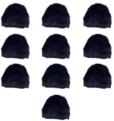 10 Pcs Padded Appliques Plush Furry Hairpin Handmade Ears Hair Barrettes Trendy Decor For Hair Clip Ear Hair Clips Barrettes