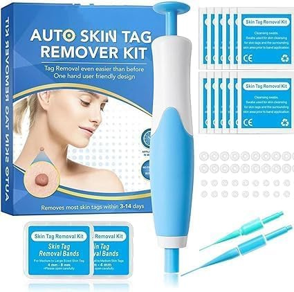 Auto Tool Kit Skin Tag Remover, Warzen Entfernen, Auto Skin Tag Remover Kit, Hautanhängsel Entfernen, Etikettenentferner, Skin Tag Removal Kit für Kleine Bis Große (2-8 mm) (1pc 【Erlebnisversion】)