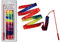 Buntes Gymnastikband 200cm lang Tanzband Wirbelband Rhytmische Sportgymnastik Band m. Stab