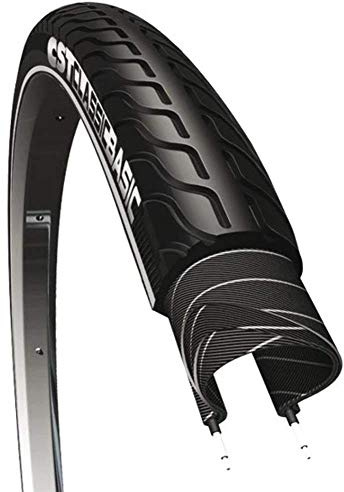 CUBIERTA CST Basic 24 x 1,40 starr Negro REFLECTANT