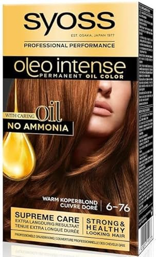 Syoss Color Oleo Intense 6-76 - Tinte de coloración (rubio koper)