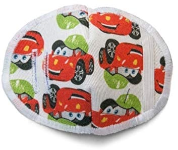 KAANS-patch - Augenokklusionsklappe für Kinderbrillen aus 100% BIO-Baumwolle mit Motiv - Auto