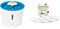 Cat it Senses Fontaine à Eau ornée de Fleurs & Pack de 5 Filtres à Triple Action pour Abreuvoir pour Chat