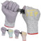 3 Pairs Cut Resistant Gloves, Safety Grip Work Gloves for Men and Women, High Performance ANSI Level 5 Protection, PU Coated Gardening Work Gloves, Breathable and Flexible (XL (Size 10), 3 Colours)