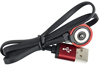 Cable USB para cargar linternas PNI Adventure F75, con contacto magnético, longitud 50 cm