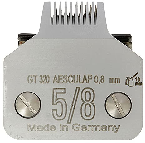 Kerbl GT320 SnapOn Aesculap Scherköpfe, 5/8 Scherkopf, 0.8mm Schnittlänge, 50 Stück
