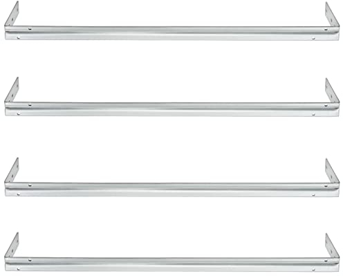 SOTECH 4 pièces traverses en acier pour stabilisation d'armoire inférieure de 60 cm d'armoire de cuisinière intégrée, support de montage d'armoire inférieure d'évier