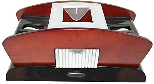 BDXZJ Mischmaschine Karten Elektrische, Kartenmischmaschine, Elektronischer Kartenmischer 2 Decks für Home Party Club Bridge-Pokerspiele, Poker, Rommé