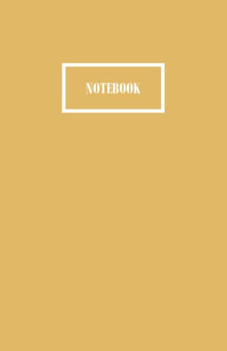 Portable Ruled/Lined Paperback 200-Page Yellow Notebook For Men, Women, Students And Teachers