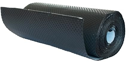 DAPRONA Wandanschlussband 3D 5m x 39cm, Kaminanschlussband, selbstklebend Anthrazit, aus Aluminium mit Butyl Klebstoff, Dachabdichtung