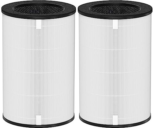 AP-T30 True HEPA Replacement Filter Compatible with HoMedics AP-T30 AP-T30WT AP-PET35 AP-PET35-WT Air Cleaner Purifier, Part# AP-T30FL AP-PET35FL, 2 Pack
