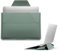 MOFT Laptop Sleeve & Stand for 13-14 inch Laptops, Vegan Leather Bag with Expandable Storage, 2 Adjustable Angles, Compatible with MacBook Air/Pro 13-14 inch, Seafoam